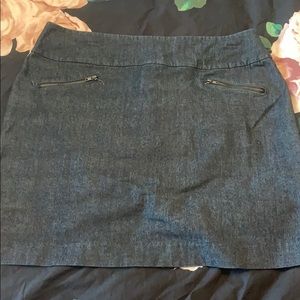 Stretchy jean skirt